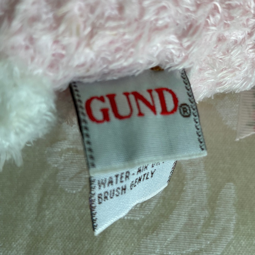 Gund Plush Bunny Rabbit "Bunnsy" Style 36002 Light Pink - Picture 10 of 13
